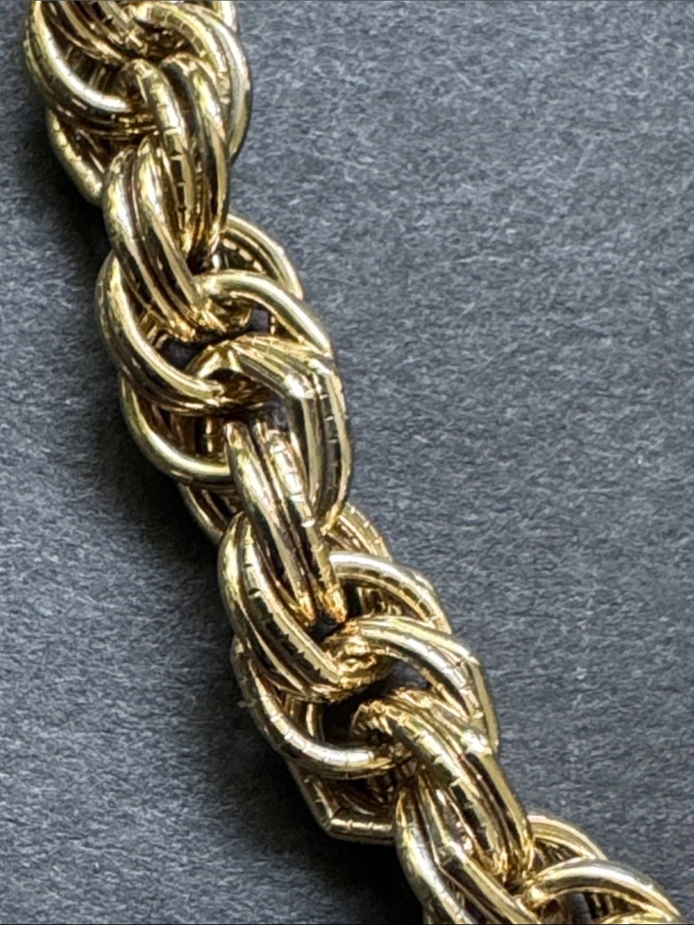 Vintage Lariat Gold Rope Necklace - Picture 11 of 16